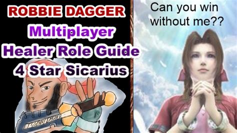 Is there one that is the best out of all the jobs? Mobius Final Fantasy - (Multiplayer) - 4 Star Sicarius Healer Role Guide and Discussion - YouTube