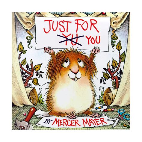 It also includes books and items that are related to mercer mayer and his creations (like coloring books, sticker books, lacing cards, toys, etc.). | Golden Book: Just for You (Little Critter)