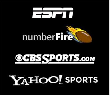 Ff_db is the name of the database from which data will be read. Accuracy of Projections from Yahoo, ESPN, CBS & numberFire ...