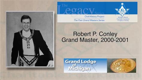 Release dates (1) release dates usa 9 january 2001 : Grand Master Robert P. Conley, 2000-2001 - YouTube