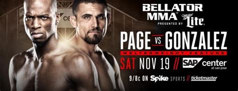 Updated weekly, with up to 650 fighters listed per weight division. Michael Page vs. Fernando Gonzalez officieel voor Bellator MMA 163 MMA DNA