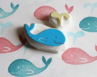 Also ab zur post und in. Wal-Stempel. Hand geschnitzte Stempel. handgeschnitzten ...
