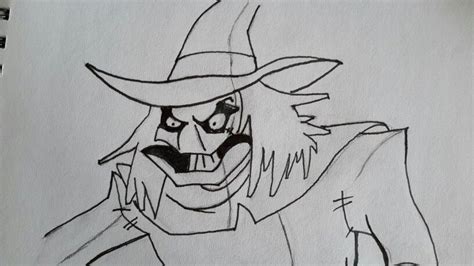 Batman is one of the most popular fictional superheroes of dc comics and i have no doubt a number of his fans may have tried to draw the character a first of all, we will start by drawing our character's torso. Scarecrow from Batman the animated series drawing (inked) | Scarecrow batman, Batman the ...