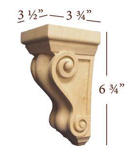 Classic Scroll Corbel CBL-001-S (With images) | Corbels, Shaker style, Door handles