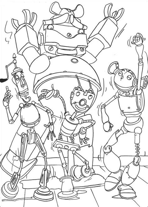 Select from 35919 printable coloring pages of cartoons, animals, nature, bible and many more. Kids-n-fun.com | Coloring page Robots Robots