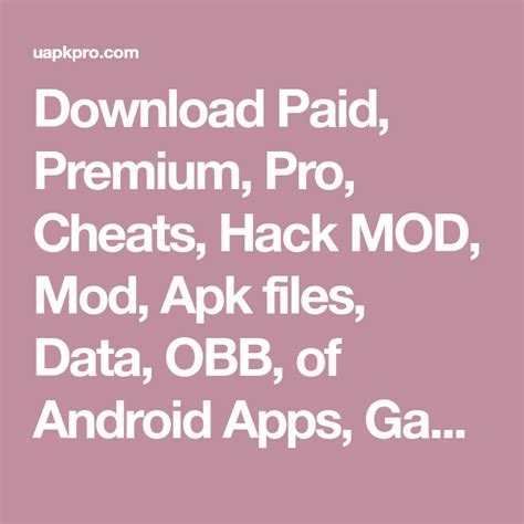 There are some of the latest and premium features of this apk that are given below and you must have to read that this is the step by step process for how to use this pro version apk on your mobile or android device. Download Paid, Premium, Pro, Cheats, Hack MOD, Mod, Apk ...
