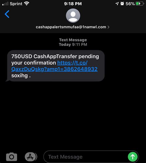 I rarely use cash app. Cash app transfer text message scam - Apple Community