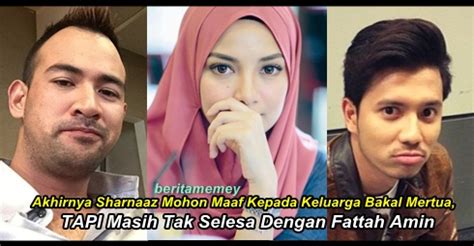 Fattah amin dan fazura tunai umrah bersama? Akhirnya Sharnaaz Mohon Maaf Kepada Keluarga Bakal Mertua ...