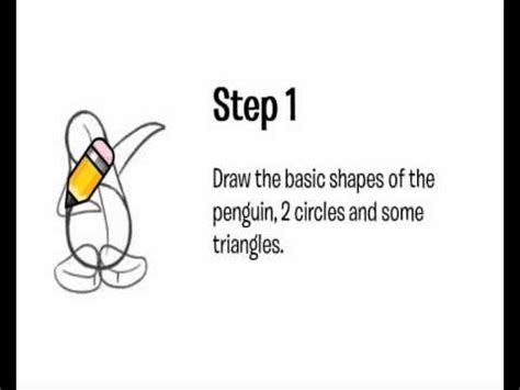 Do you want to learn how to draw a penguin? Sketch Club Penguin - How to Draw Gary - YouTube