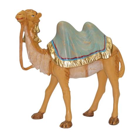 Camel figurine for nativity scene landi presepio camello para peasebre animal para nacinientos belenes. Standing Camel cm 16 (6,3 inch) Lux Euromarchi Nativity ...