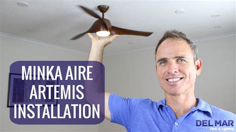 Use a special minka aire artemis adapter that are £75. Minka Aire Artemis Ceiling Fan Installation - YouTube