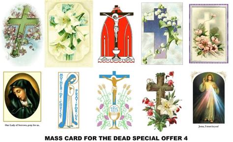 Perpetual society of canons regular of st john cantius, 825 n. SOMC6 Special Offer Mass Cards 6 (for the deceased) | A P ...