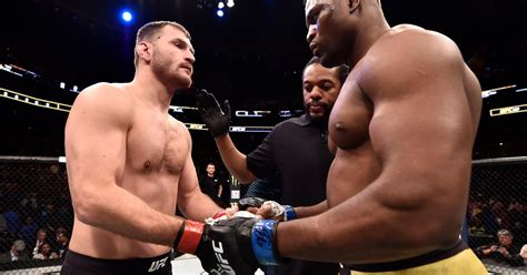 Ngannou 2 goes, the more the fight bodes well for the reigning champ, right? UFC 260 Stipe Miocic vs. Francis Ngannou: Start time, how to watch or stream online, full fight ...