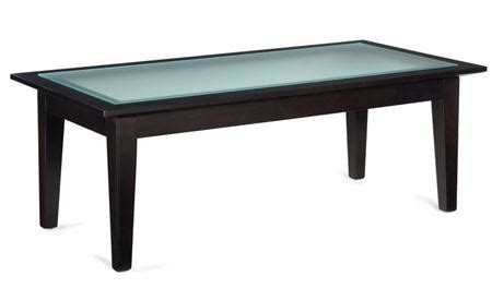 The cast aluminum table, wit a blackened steel finish is a contemporary shape with a brutalist bent. Global Dawson Rectangular Coffee Table w Glass Top ...