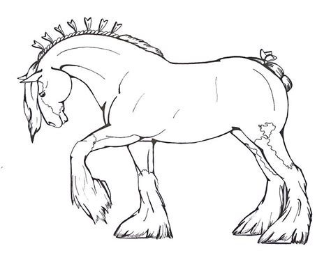 Horse coloring pages coloring pages realistic drawings animal coloring pages coloring books free coloring pages. Draft Horse Coloring Pages - Coloring Home