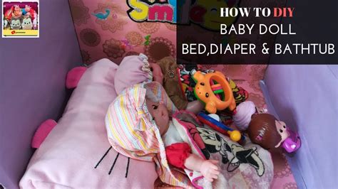 What we can confirm for sure is that you will want to have a safe and comfy place to wash your. How To DIY Baby Doll Bed, Diaper and Bath Tub - YouTube