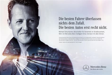 Wearing a helmet is a key issue in #roadsafety. Mercedes-Kampagne: Was Michael Schumacher mit groovenden ...