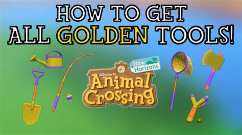 To make a golden tool, however, you must first earn its diy recipe by completing a certain achievement in new. How To Get Every Golden Tool in Animal Crossing New ...