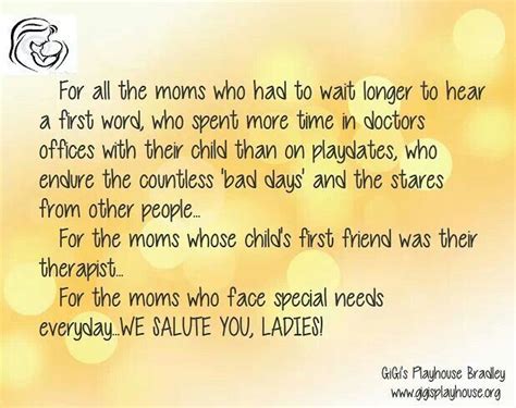 Salute to special needs parents! | Special needs quotes ...