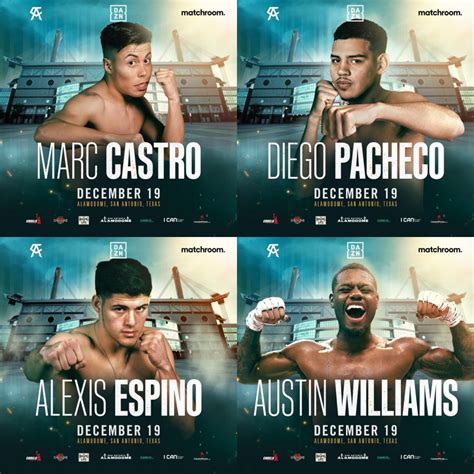 @matchroomboxing, @eddiehearn & @canelo this mexico card is and we aint even had the main fight yet! Castro, Pacheco, Espino and Williams Land on Canelo-Smith Card | Round By Round Boxing