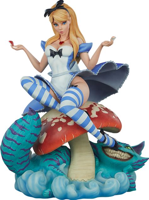 Kuh, getting on the chandelier is an underhanded move! Alice in Wonderland - 13" Premium Statue | at Mighty Ape NZ