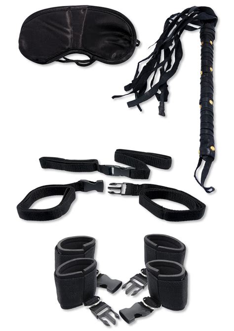 Ever wonder how much you're getting it? Fetish Fantasy Series Bedroom Bondage Kit Black - Romantic ...