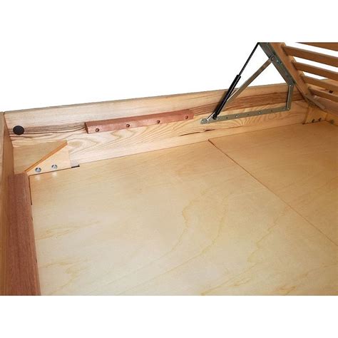 Letto altezza testastata con cassone / letto in legno con testata imbottita | posot class : Letto Cassone Frassino - Contenitore su Misura