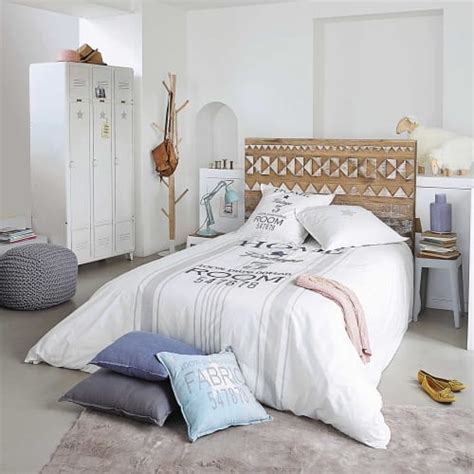 Maisons du monde cameretta 2018 foto design mag. Testata da letto a motivi in legno riciclato L 160 cm ...