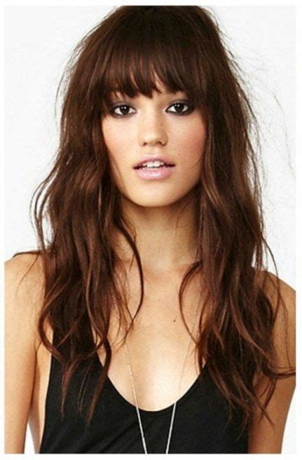 Tease your crown so that your voluminous layers can rest. 56+ Trendy Hairstyles With Bangs Ideas Fringes | Hair ...