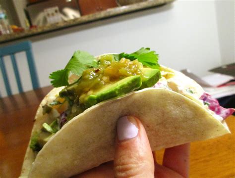 I'm making fish tacos tonight, and we're going to top them off with this dressing. Kvell in the Kitchen: Fish Tacos with Creamy Cilantro-Lime ...