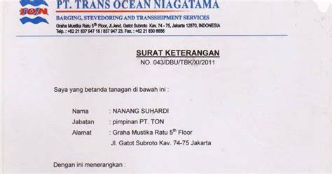 Contoh surat resign lengkap disertai dengan alasannya. Contoh Surat Permohonan Off Dari Kapal - Berbagi Contoh Surat