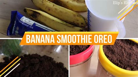 Jual beli dalam 30 detik. Bikin Smoothie Buat Anak Kost | Banana Smoothie Oreo - YouTube