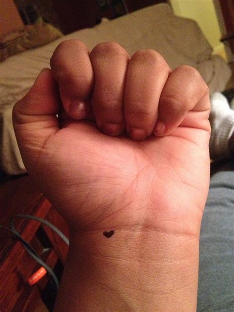 Super cute tiny heart tattoo with an infinity sign on the wrist. 101 Heart Tattoo Designs that will cause You fall in Love ...