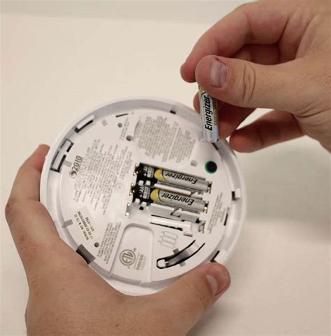 Some smoke alarms encase the battery in a small drawer. Smoke Detector | NorthStar Home | 877-252-4720