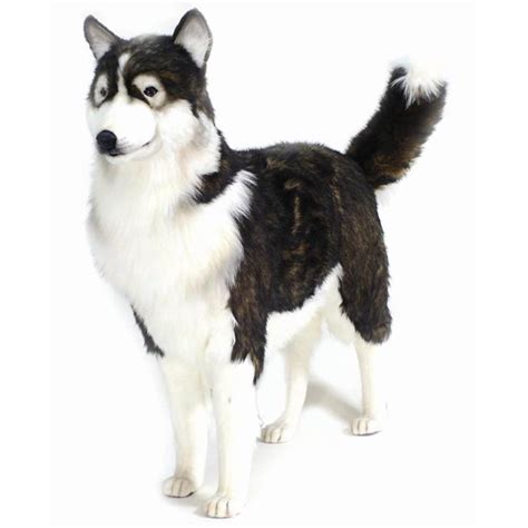 Let your children's drawings come to life with these custom made stuffed animals. Life Size Adult Husky Dog Plush Stuffed Animal in Black ...