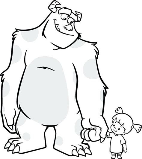 Coloring astonishing coloring pages monsters inc monsters inc. Monsters Inc Boo Coloring Pages at GetDrawings | Free download