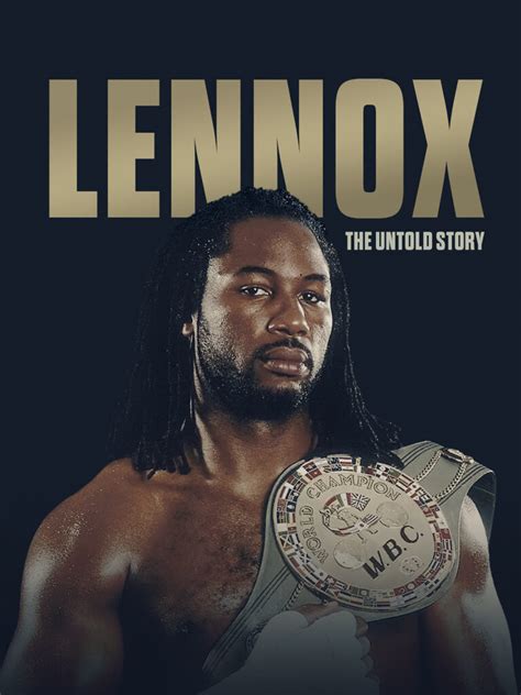 This information might be about you, your preferences or your. Lennox The Untold Story - Win a DVD of this great ...