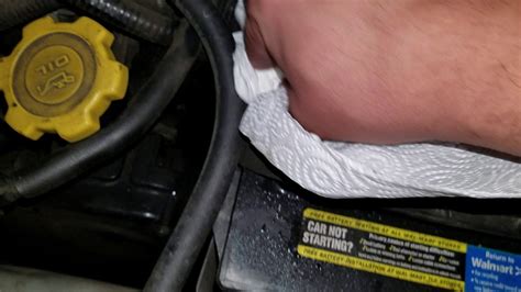 Wipe any excess moisture off the battery and terminals and reconnect the wires, starting with the positive terminal and then the negative. How to remove car battery corrosion with only Lemon Juice ...