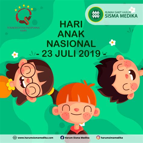 Sejarah hari anak nasional di indonesia membuatnya diperingati pada tanggal yang berbeda. Selamat Hari Anak Nasional - Rumah Sakit Harum Sismamedika