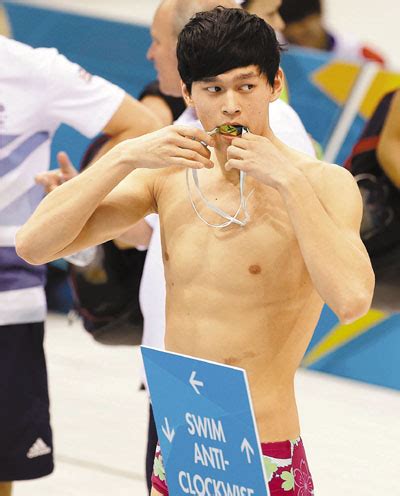 In 2012, sun became the first chinese man to win an olympic gold medal in swimming. 半個月後回國家隊集訓 泳管：孫楊不會被廢 - 香港文匯報