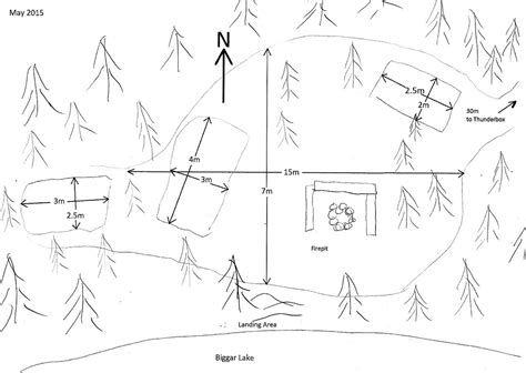 For more information about campsite setup. AlgonquinAdventures.com - Biggar Lake Campsite #8