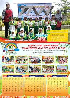 Ubah tahun beserta dengan permulaan bulan dan akhir pekan agar sesuai dengan jadwal anda. The Art Workers: Download Desain Kalender 2020 Untuk Paud, TK dan SD (CDR / PDF)