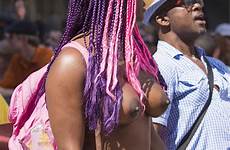 naked public parade woman shesfreaky exhibitionists ebony