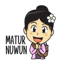 Selamat hari raya idul fitri 1 syawal 1440 hijriah. Mbak Ayu (Javanese) by Surya Soo sticker #11735528