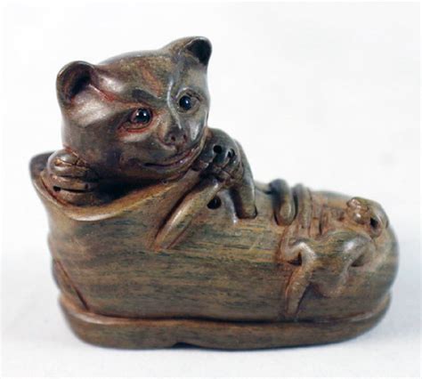 Default sorting sort by popularity sort by latest sort by price: 19th Century Japanese Netsuke Cat in Boot