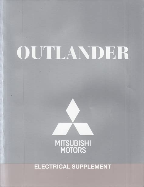 Mitsubishi fuso truck wiring diagrams. 2015 Mitsubishi Outlander Wiring Diagram Manual Original