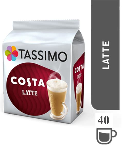 Costa coffee capsules can offer you many choices to save money thanks to 14 active results. TASSIMO Costa Latte Coffee Capsules Refills Pods T-Discs ...