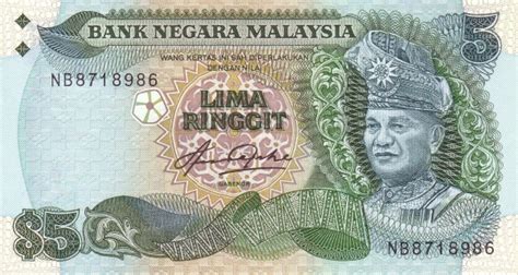 Also, get the latest news that could affect currency exchange rates. Malaysia 5 Ringgit (1981-1984 Bank Negara Malaysia ...