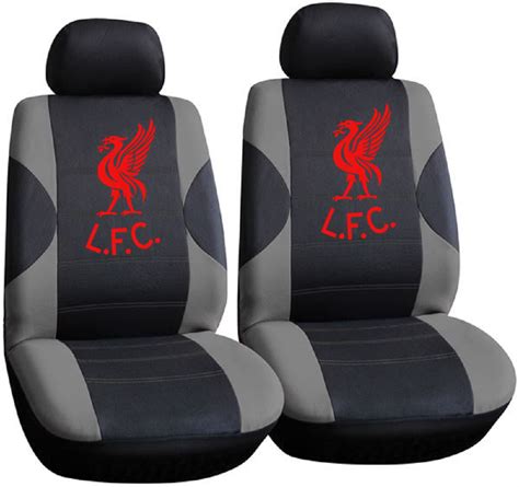 Liverpudlian, these kits are made for you. FC Liverpool Logo Black/Grey PAIR FRONT SEAT COVERS - Seat ...