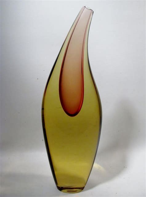 It would look great on the center of your dining table or displayed on your bookshelf. Salviati Murano Glass Large Luciano Gaspari Sommerso ...